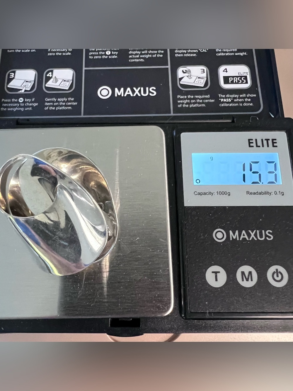 Taxco Modernist Loop Earrings - Picture 6 of 6